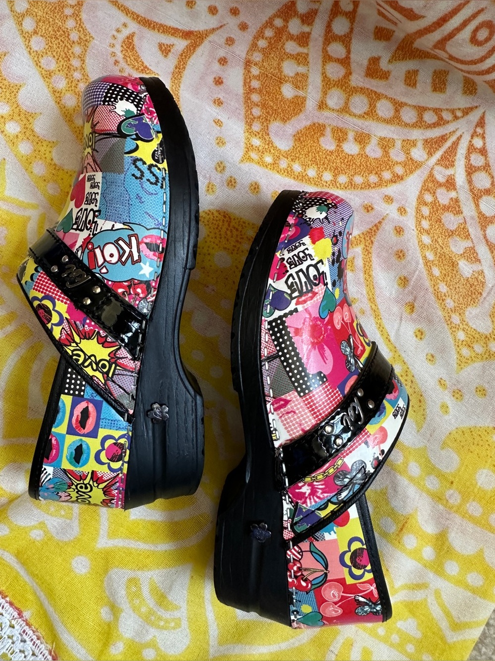 Sanita- Clogs - Pop Art 🎨💥Like New - Picture 12 of 14